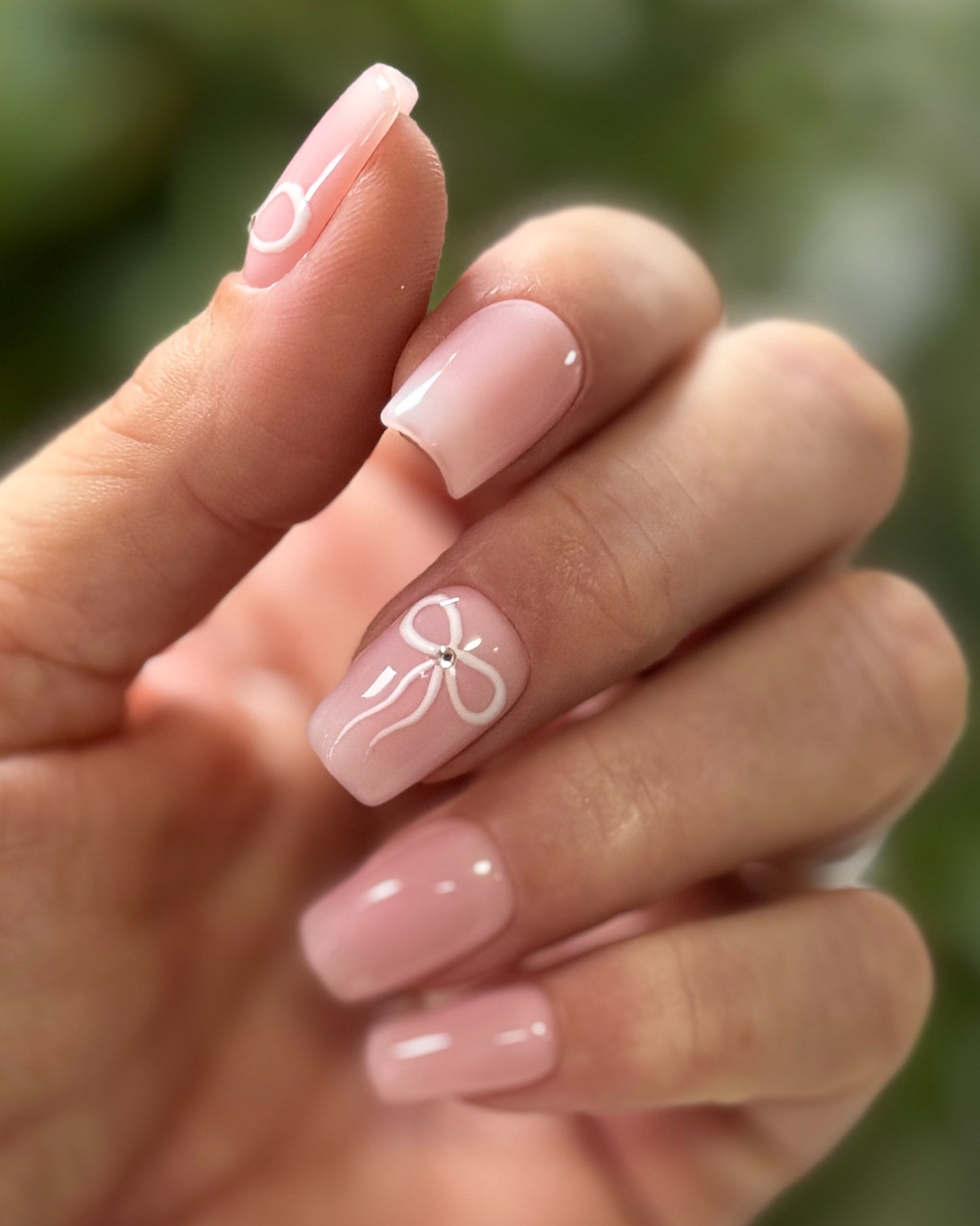 Bow Wow- Premium Press On Nails