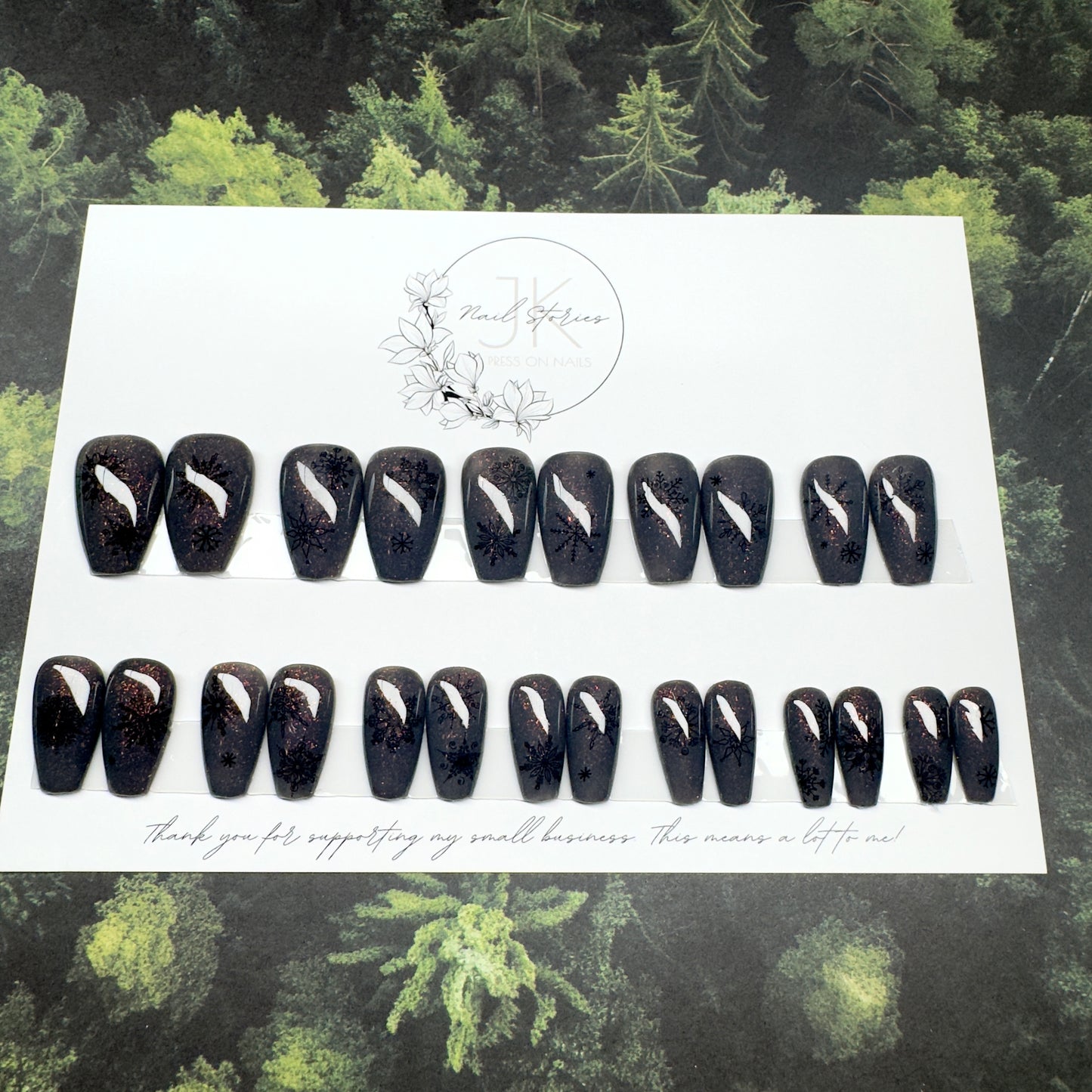 Ready to wear - Weihnachtsset Press on Nägel - Thermogel