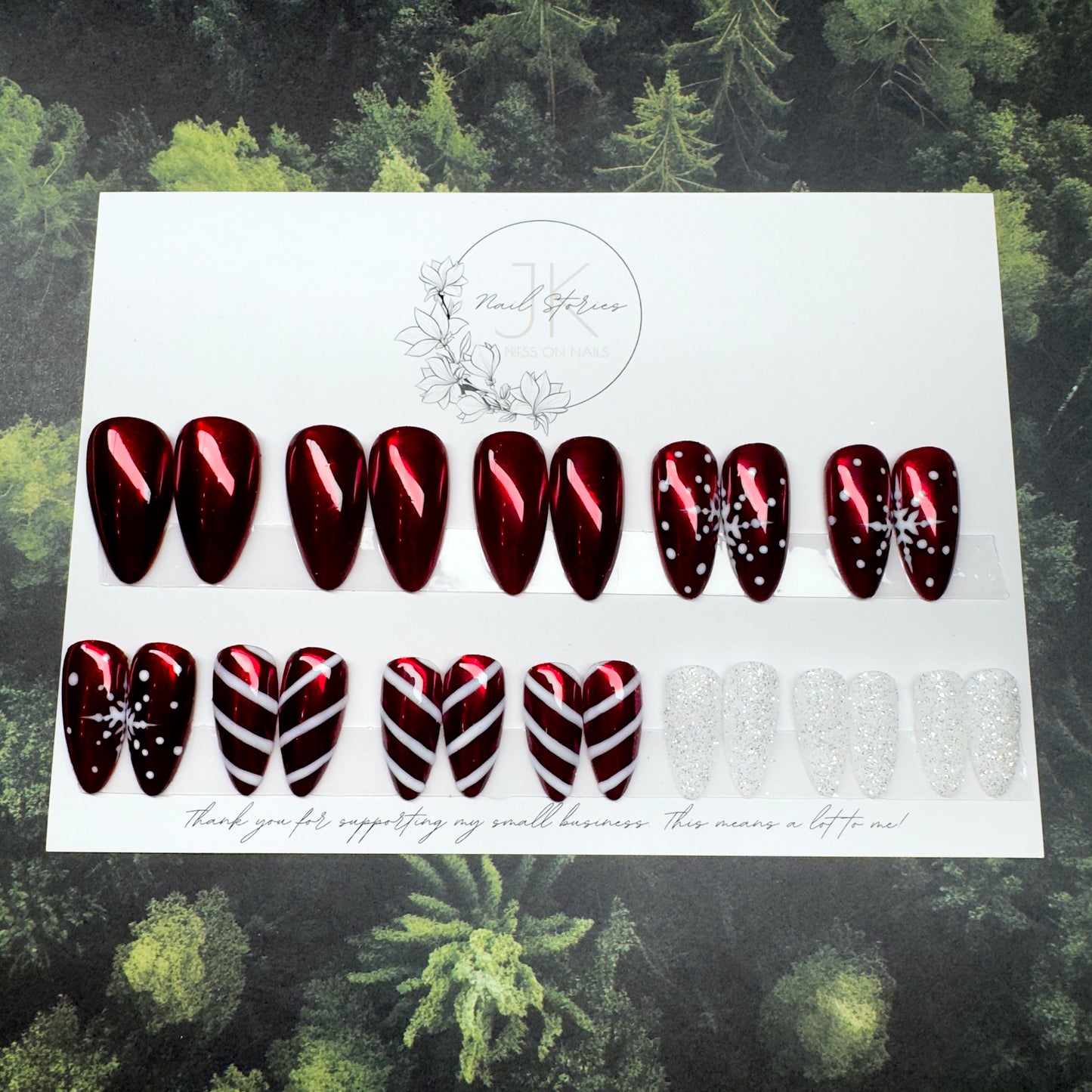 Ready to wear - Weihnachtsset Press on Nägel