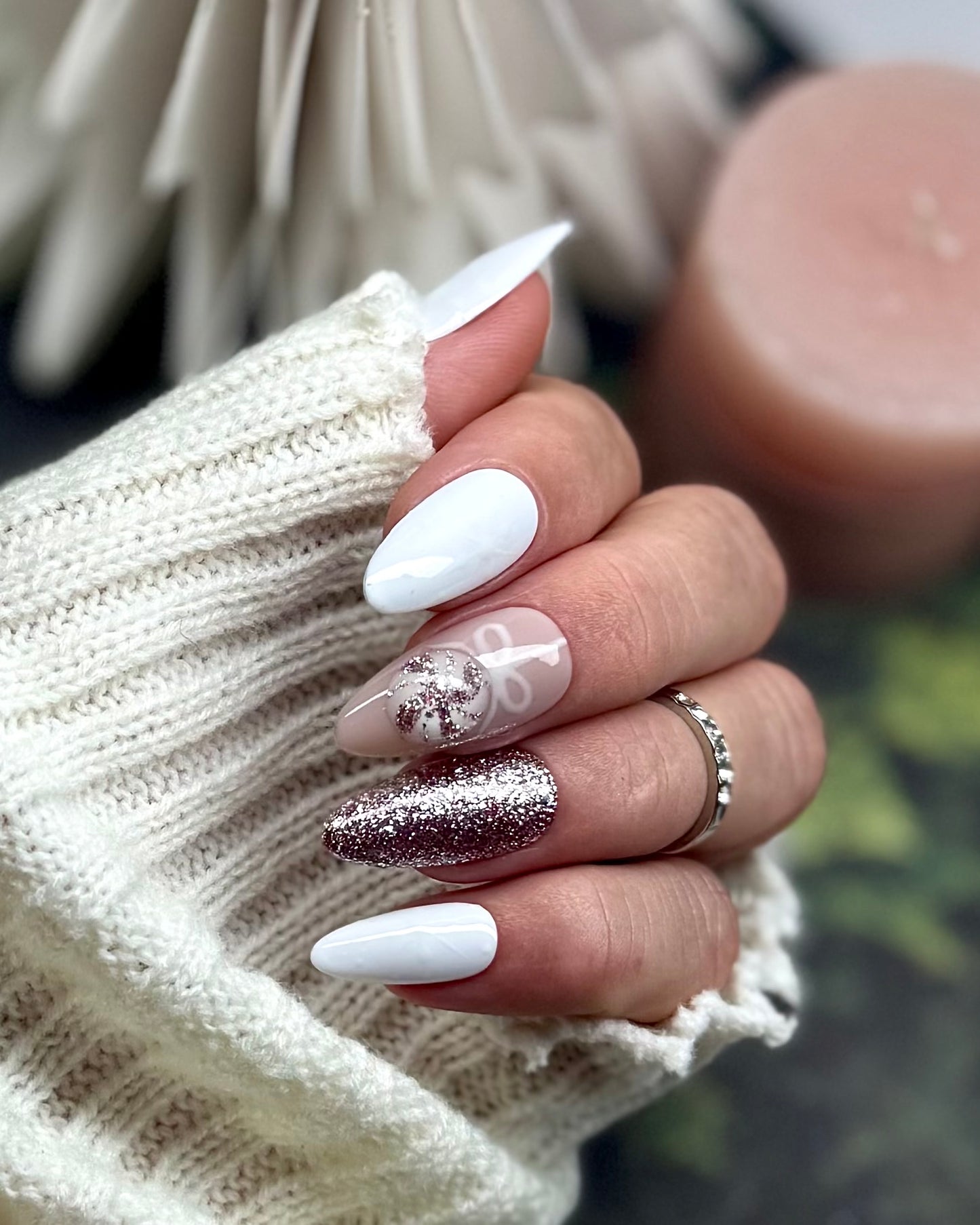Silent Night - Press on nails
