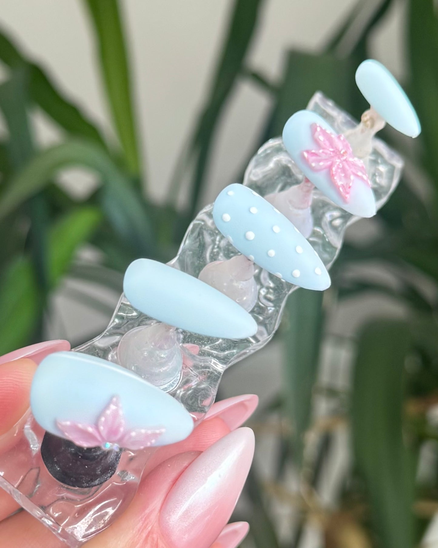 Blue Sky - Made by Order Press on nails