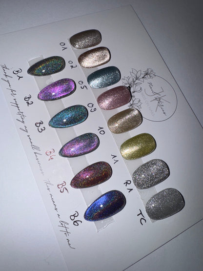 Magnetic Cat Eye - Made by Order Press on nails
