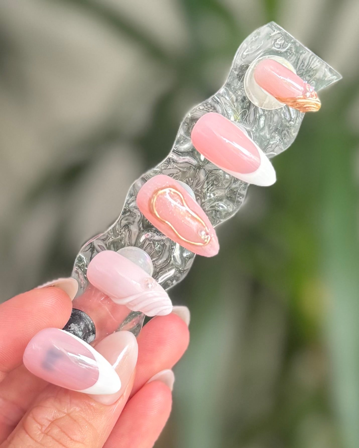 Effortless Blush - Made by Order Press on nails