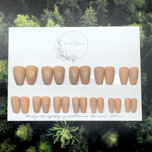 Ready to wear - Weihnachtsset Press on Nägel