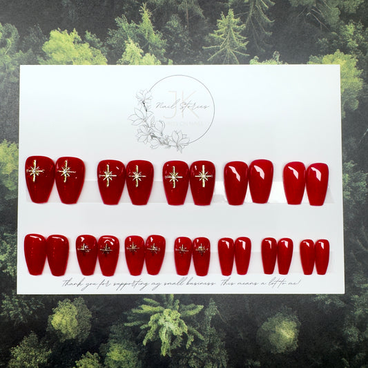 Ready to wear - Weihnachsset Press on Nägel