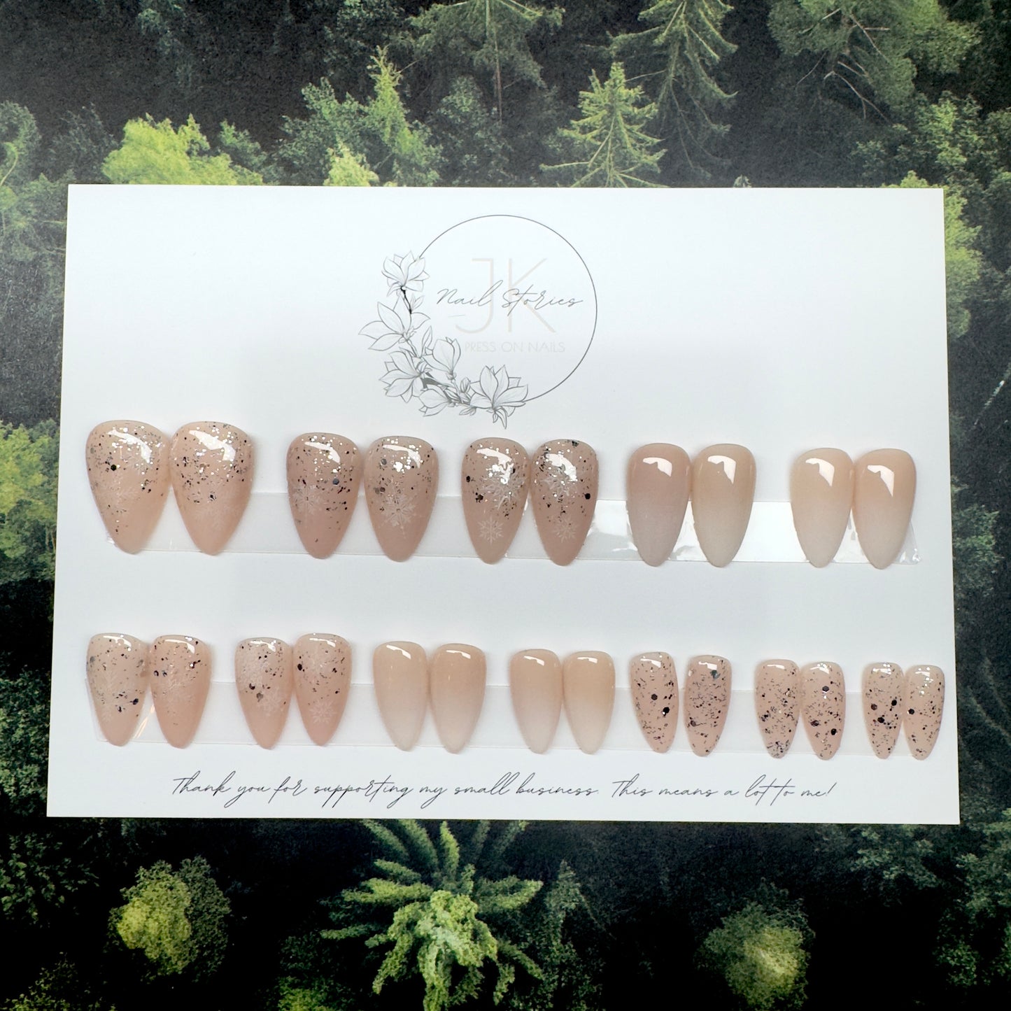 Ready to wear Weihnachtesset - Press on Nägel