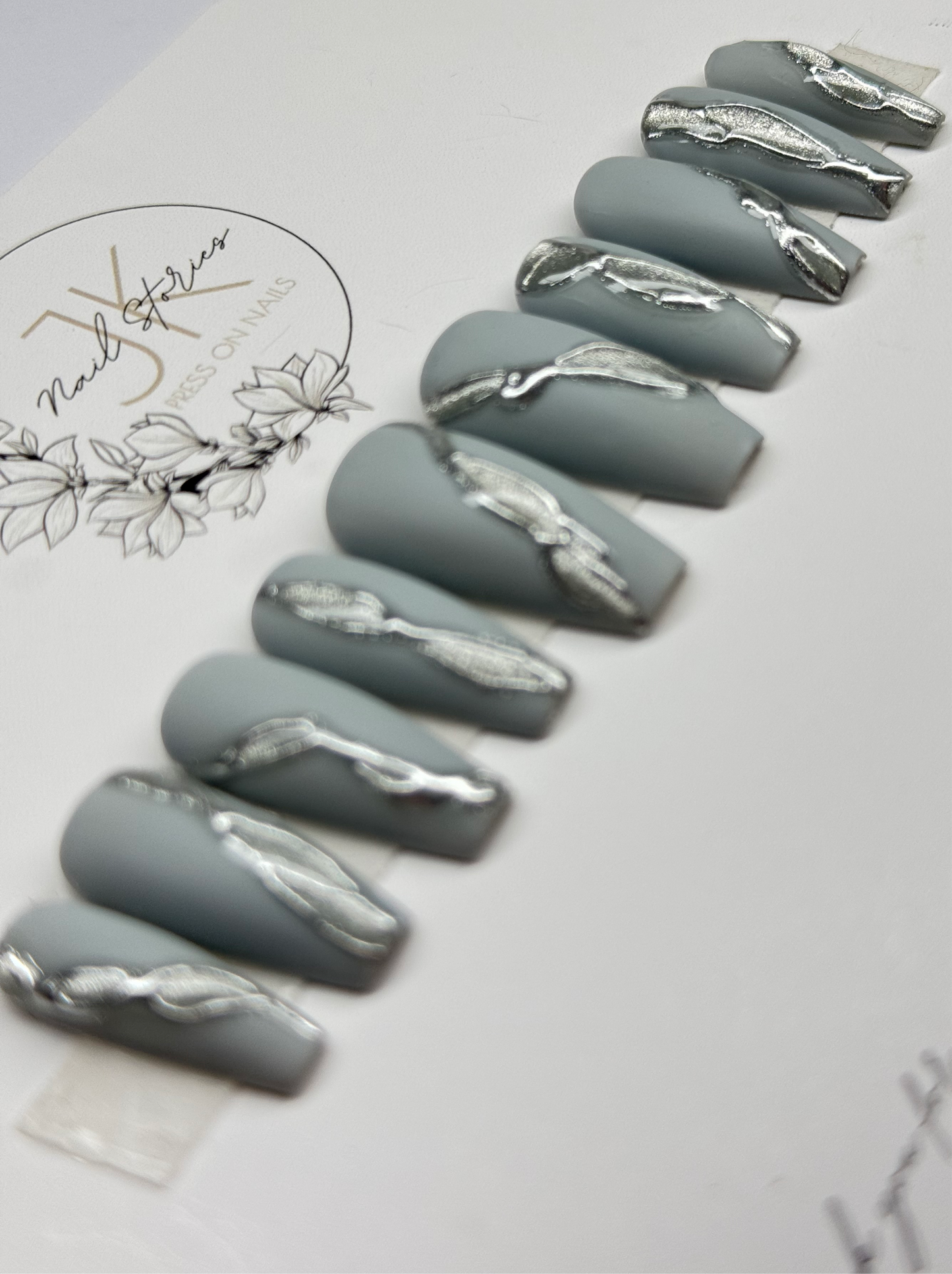 Lunar Spark - Made by order press on nails