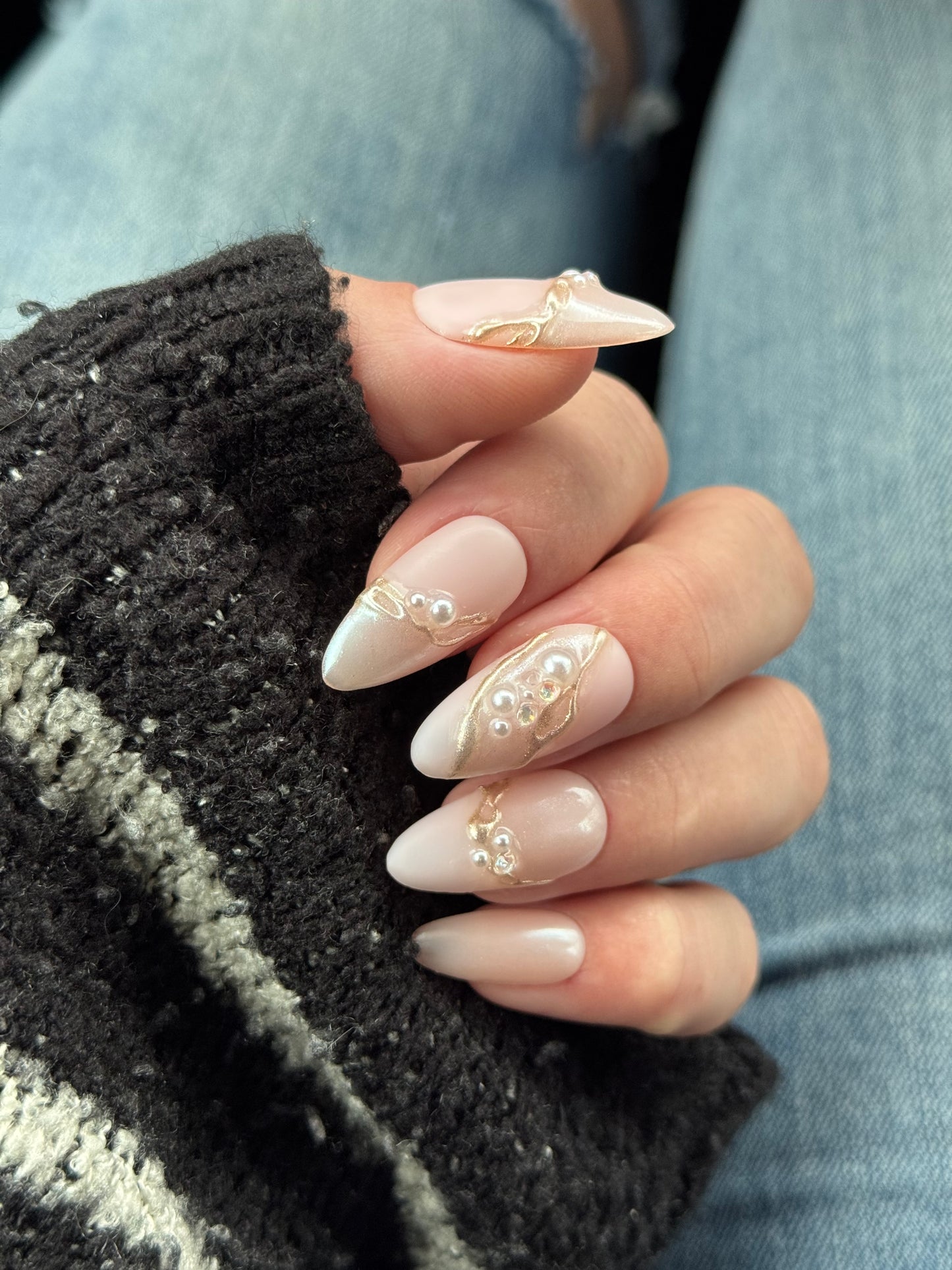 Glamour Girl - Made by order press on nails