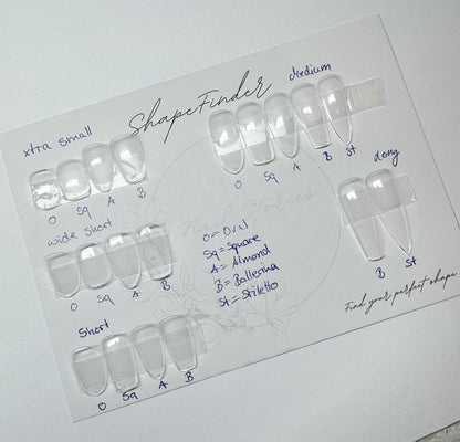 ShapeFinder - Press on Nägel