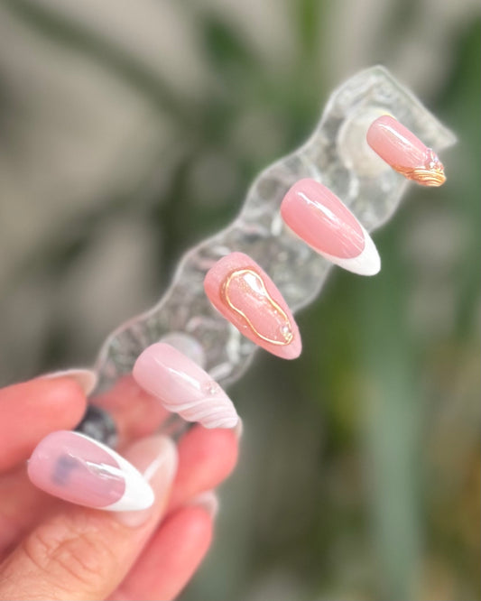 Effortless Blush - Made by Order Press on nails
