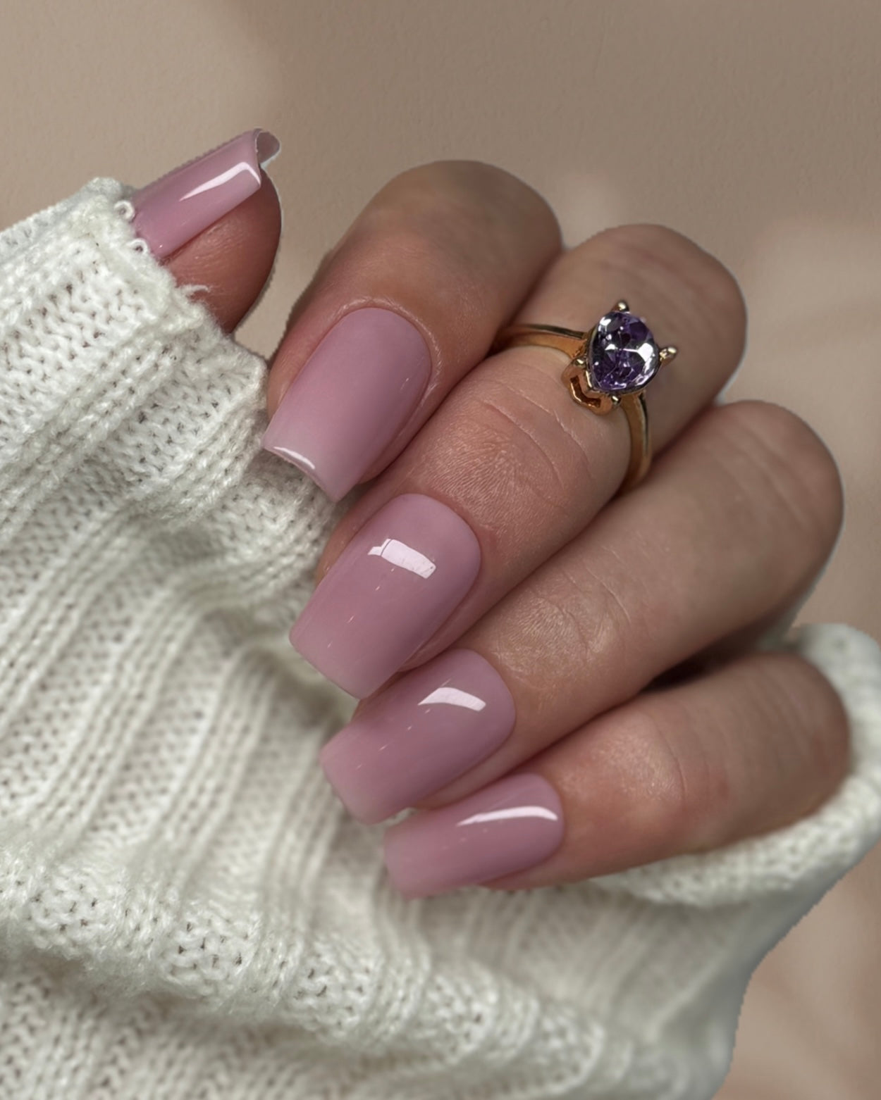 Berry Nude - Premium Press On Nägel