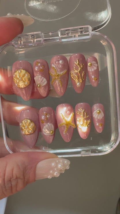 Sea Love - Made by Order Press on nails