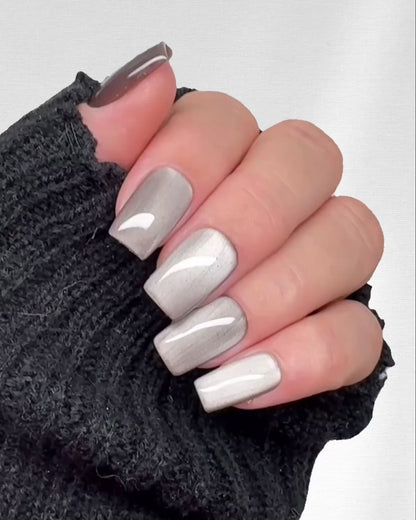 Stone Fog - Press on Nägel / Cat Eye